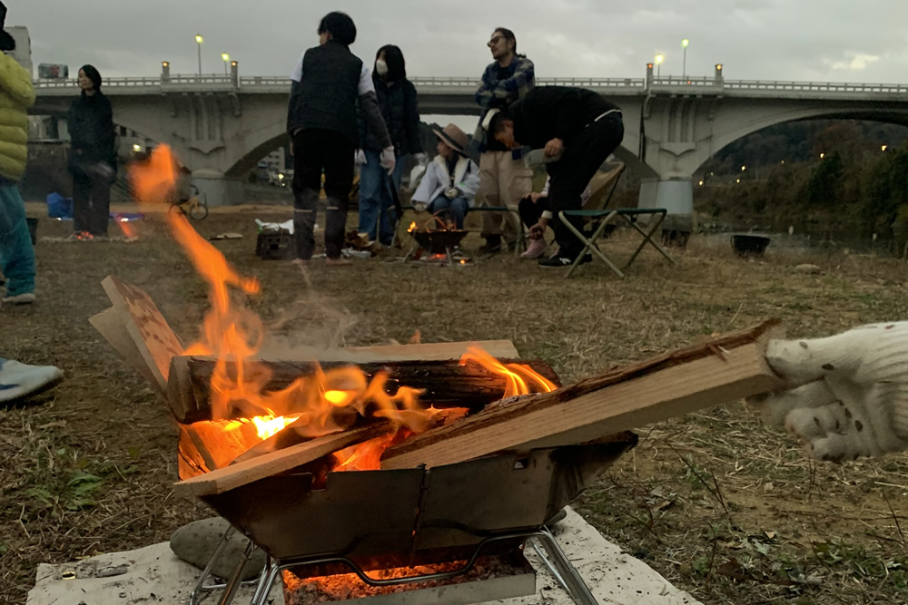 【実施報告】令和７年度秋冬イベント「広瀬川・学びと癒しの焚火体験会」